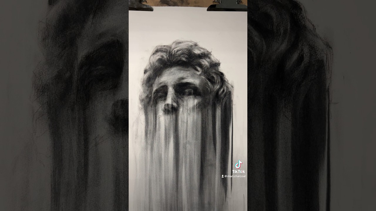 60 second charcoal drawing 
